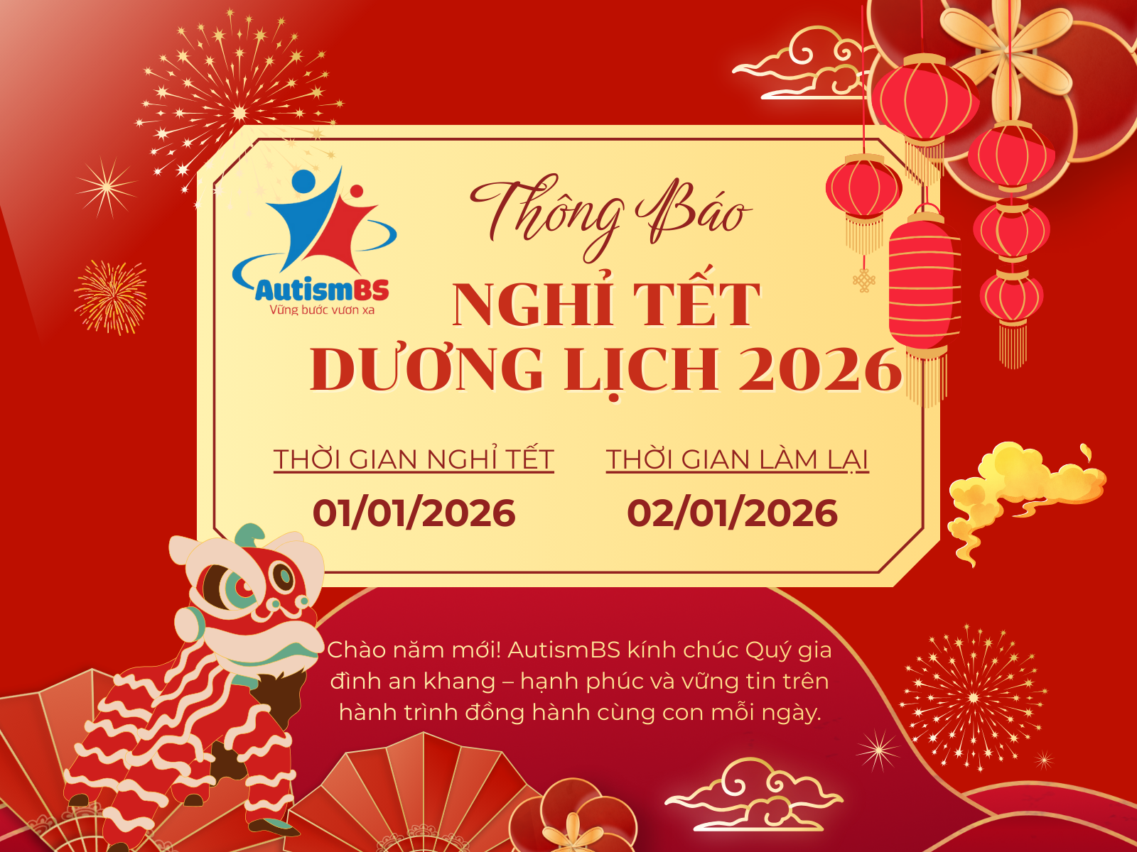 CHÀO NĂM MỚI – AUTISMBS TIẾP TỤC ĐỒNG HÀNH CÙNG GIA ĐÌNH TRÊN HÀNH TRÌNH HÒA NHẬP