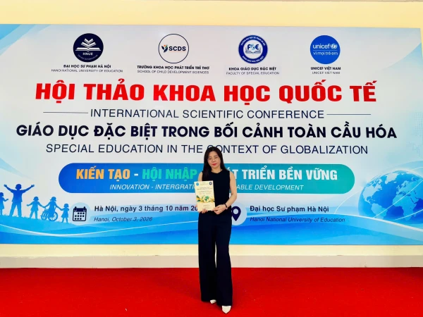 AutismBS tham gia Hội thảo Khoa học Quốc tế “Giáo dục đặc biệt trong bối cảnh toàn cầu hóa”